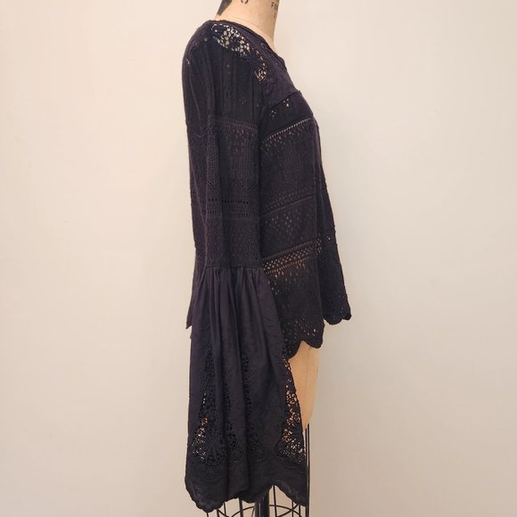 Free People "Once Upon A Time" Lace Sweater - Picture 6 of 15